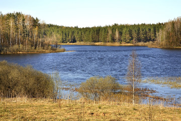 Selskoe (Rural) lake near Toropets. Tver Oblast. Russia
