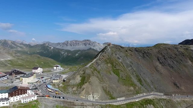 Aerial view - Stelvio Pass
