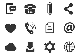 social media icon set