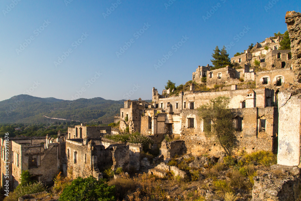 Poster Stone Village in Fethiye