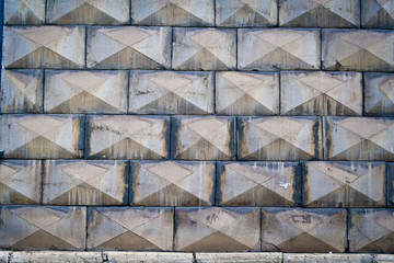 Wall from a large stone background