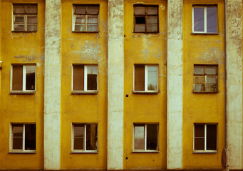 Facade of the old building