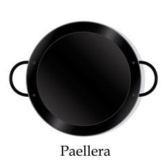 Paellera empty