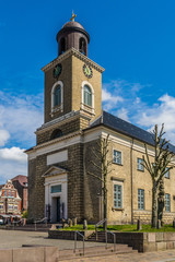 Fototapeta na wymiar Husum-Turm der Marienkirche