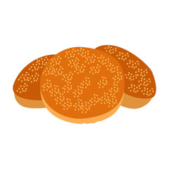 Isolated group of bakery cookies, Vector illustration
