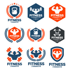 Fitness Logo Set