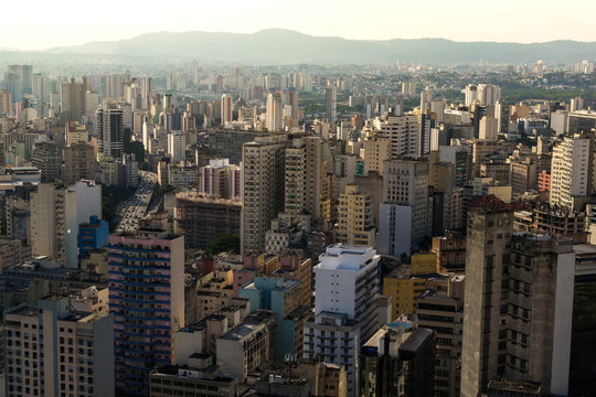 São Paulo vista do Edifício Copan