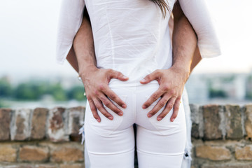 Sexual desire displayed by adults in love