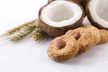 Coconut Biscuits with Fresh Coconut 