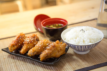 Fried Chicken with Korean Sauce