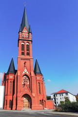 Fototapeta na wymiar Frankfurt Oder, Heilig-Kreuz-Kirche