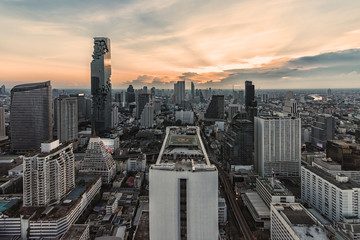 Sathorn district in Bangkok