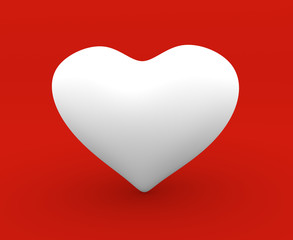 3D Heart, Love, Romance, Valentine (3D Render)
