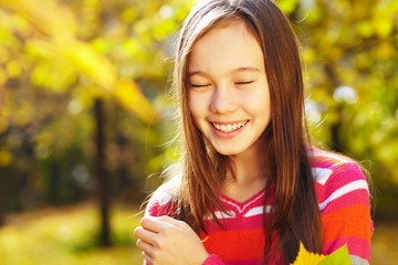 girl in autumn