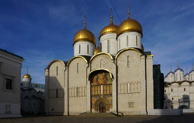 Fototapeta na wymiar Assumption Cathedral In Moscow
