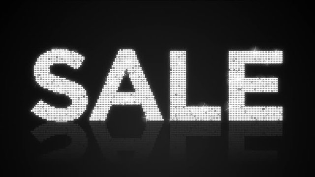 Glamourous SALE sign Looping Background