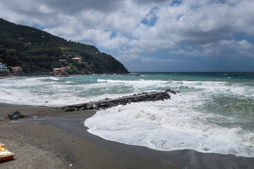 Cinque Terre Brandung
