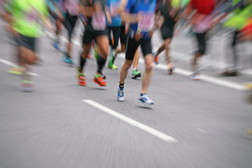 Marathon Läufer