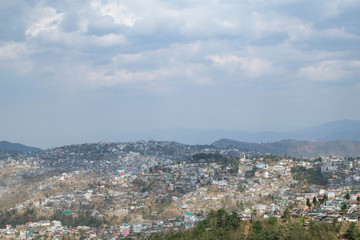 Fototapeta na wymiar Nagaland landscape, Kohima, India
