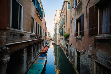 Obraz na płótnie Canvas Venice street view