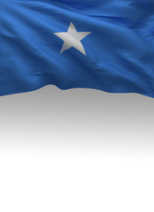 Somalia, Somali Flag (3D Render)