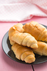 Sweet tasty croissants.