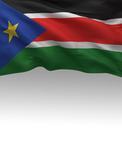 Sudan, Sudanese Flag (3D Render)
