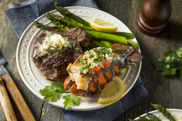 Homemade Steak and Lobster Surf n Turf