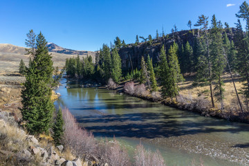 Glacial Runoff Feeds Yellowstone River