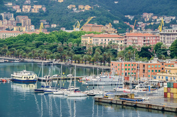 La Spezia port and Morin
