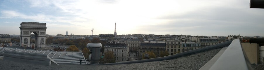 Fototapeta na wymiar Paris roof