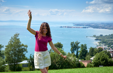 Blick vom Pfänder auf den Bodensee