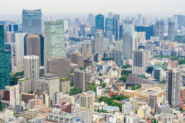 Fototapeta na wymiar 7月　東京の都市風景