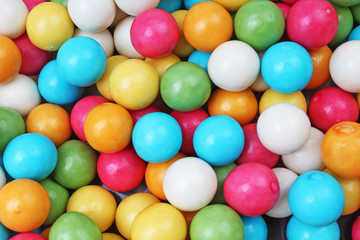 Fototapeta na wymiar Bubblegum colorful candy