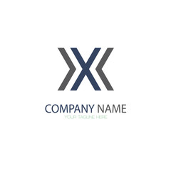 X Letter Logo. XX Letter Logo