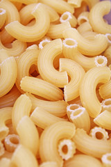 Macaroni pasta texture.