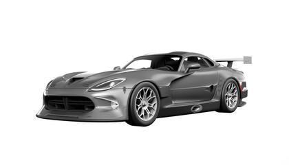 Fototapeta premium SuperCar isolated on white background