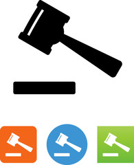 Gavel Icon - Illustration