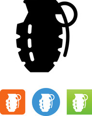 Hand Grenade Icon - Illustration