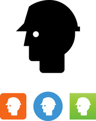 Hard Hat Icon - Illustration
