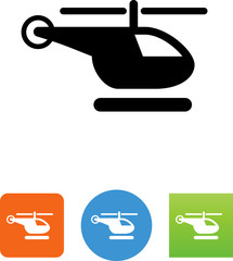 Helicopter Icon - Illustration