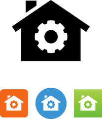Home Settings Icon - Illustration
