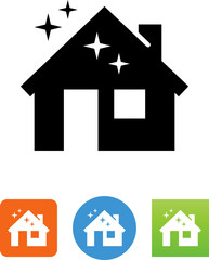 House Cleaning Icon - Illustration