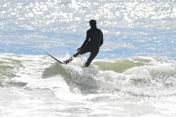 Surfing at First Beach