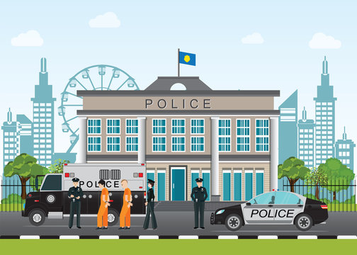 Cartoon Police Station Images – Browse 2,699 Stock Photos, Vectors, and  Video | Adobe Stock