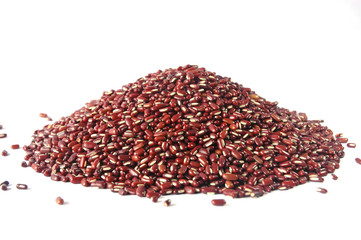 red bean isolated on white background