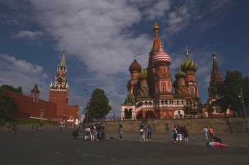 Fototapeta na wymiar Place Rouge (Moscou/Russie)
