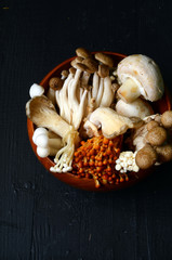 Variety of Mushrooms
