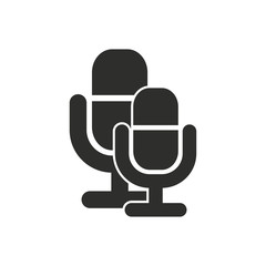 Microphone vector icon.