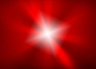 red metal plate with rays background